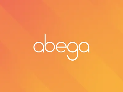 Abega Font abega font lettering new orange type typography