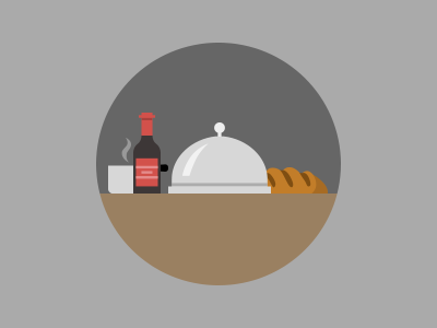 Introducing Julie bread chef cook cooking flat illustration litmus pot wine