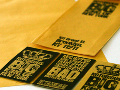 notorious BIG stationary cards rap stationary