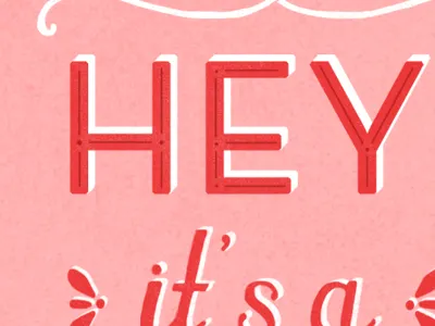 New Baby baby baby shower girl handlettering handscript postcard type typography