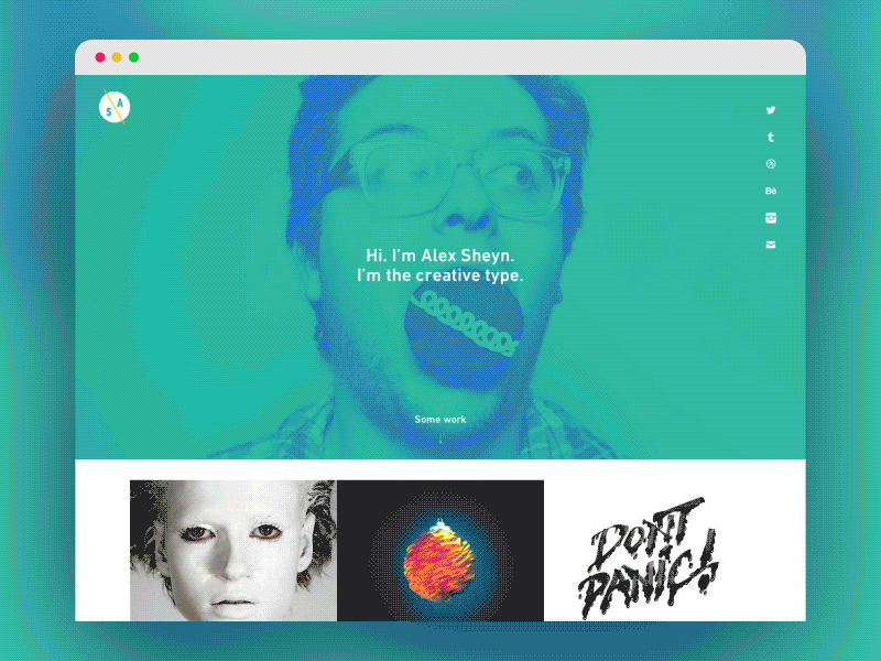 Website Refresh alex sheyn design gif grid interactive refresh web website