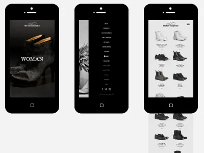 tlc brand and e-commerce site mobile design ui ux