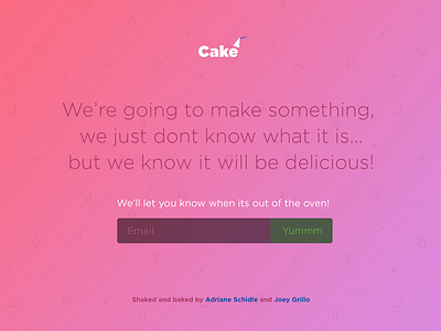 Let them eat! brand gotham lab landing signup ui ux