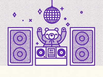 DJ Bear in the house