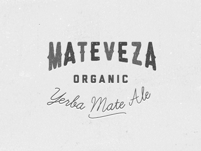 Mateveza beer brew mate mateveza typography yerba