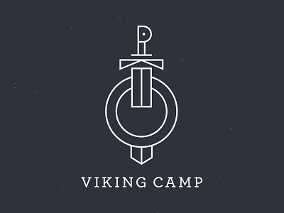 Viking Camp denmark logo ultimate frisbee viking