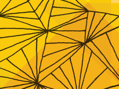 Color Blocked Fans color block hand drawn lines