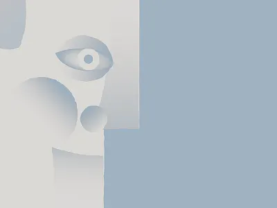 Face Illustration Experiment 1 face portrait profile