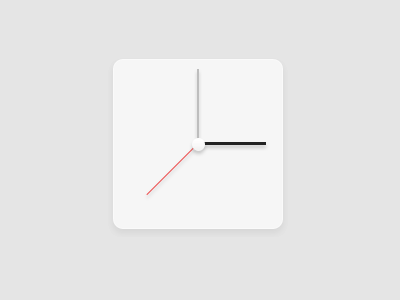 Seven icons In One animation browser camera clock lock market phone reading