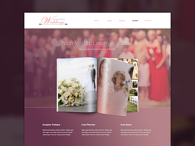 Wedding Website design freelance product ui web work