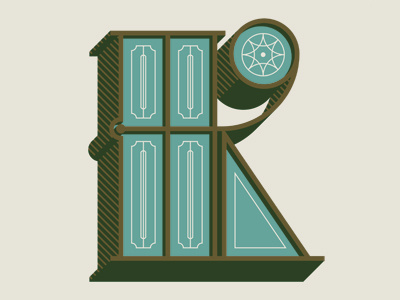 Drop Cap K decorative drop cap lettering shadow type typography vector