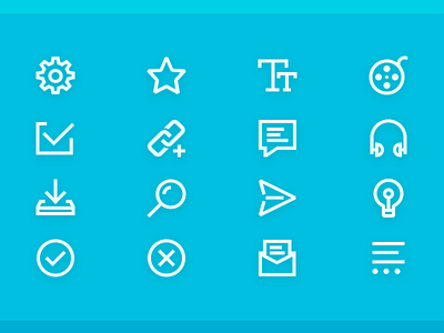 Line Icons icon illustrator line ui