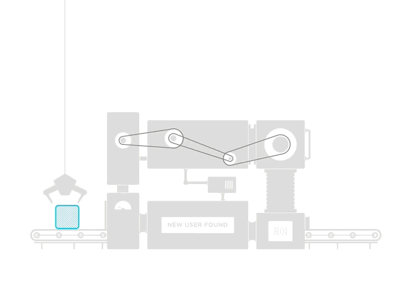 App Machine Animation 1 animation app engine flat gif grey machine roi user