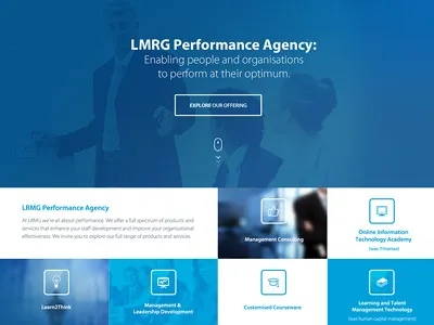 Responsive ui blocks blue flatui icon interface responsive