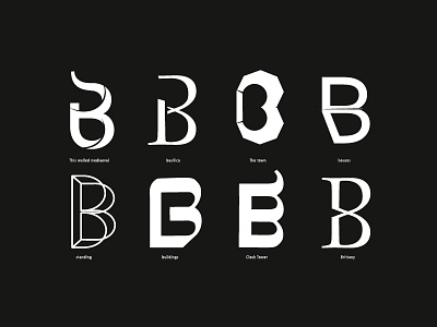 B study typography