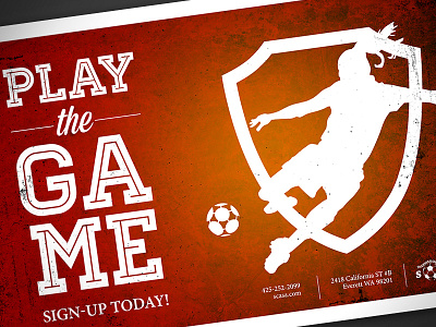 Adult Soccer League promo 2 adult league poster scasa soccer
