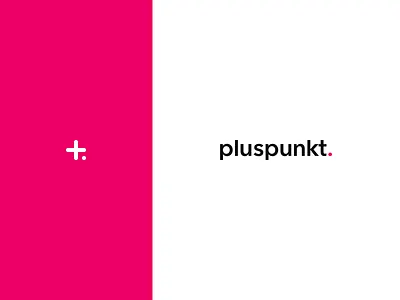 Studio Pluspunkt Logo avenir branding clean dot icon magenta mark minimalistic photographer photography type typography