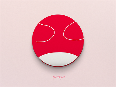 Ponyo cartoon illustration