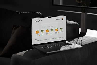 Fruity Shop Ui App Design app clean design figma graphic design logo ui ux web