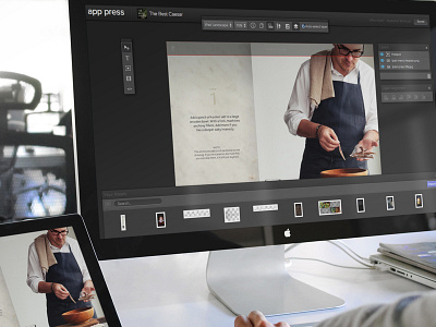 App Press Layout Editor app press design imac ios ipad mobile photoshop