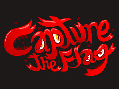 Capture The Flag! hand lettering lettering logo typography