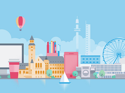 Boonconic Helsinki booncon helsinki pixels vector