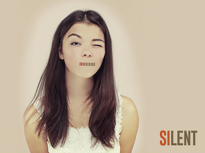 Silent girl leer silent volume control