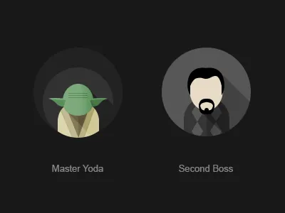 Master Yoda ad art director avatar flat master yoda second boss sw yoda