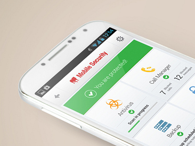 Mobile UI adrian android bullguard chiran mobile security ui ux
