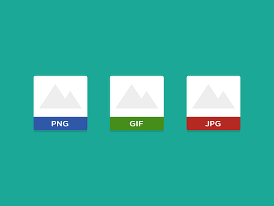 Image Icon Set files flat gif illustration image images jpeg jpg litmus png