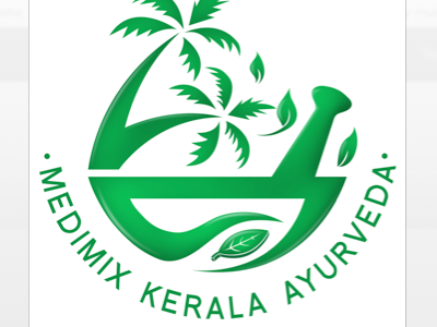 Kerala Medimix logo branding design green identity logo