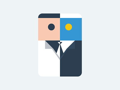 Two-Face minimal minimalist minimally nerd nerd simple two face