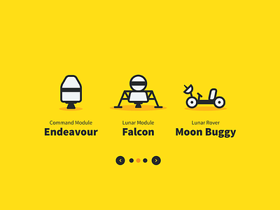 Space Exploration Vehicles apollo exploration icons interactive space vehicles web