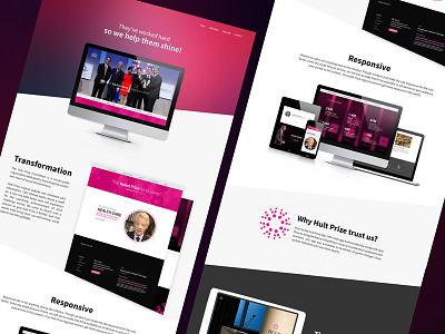 Hult Prize Case Study fifth tribe hult prize landing page magenta web