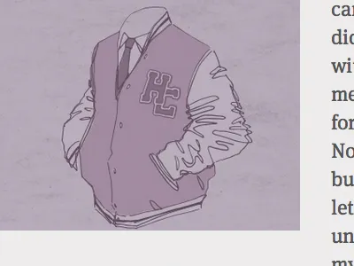 Varsity Purples cognition illustration monochrome