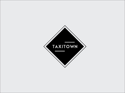 Taxi Town Concept Two brand identity branding chicago city driving logo monogram taxi