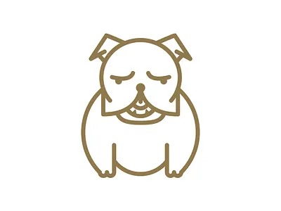 Bulldog bulldog icon