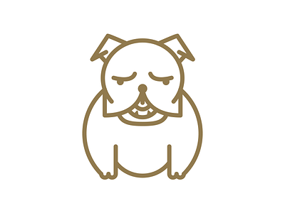 Bulldog bulldog icon