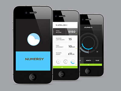 21numergy Project menu ui ux