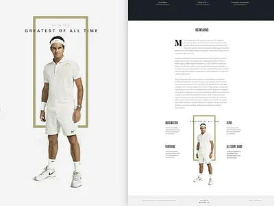 Sneak peek editorial federer typography website