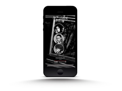 Back To Black Mobile audio fullscreen html5 website