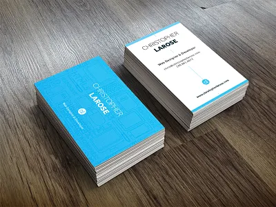 Business Cards branding business cards christopher larose graphic design