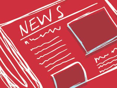 //6 6 daily illustration news newspaper wip