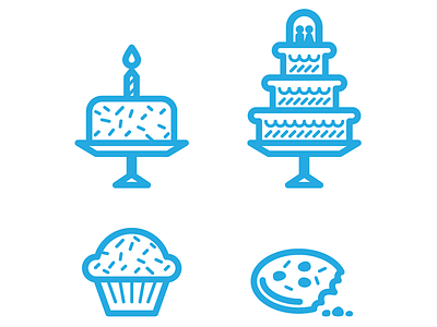 Sprinkle all of the things. cake cookie cupcake icons sprinkles sugar