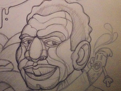 Plotting Evil cartoon charcters crafty doodle evil graffiti illustration pencil sketch street art