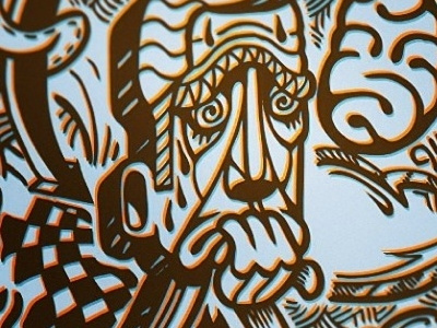 Josh is Scared charcters doodle fear graffiti illustration scared stone street art vector worry