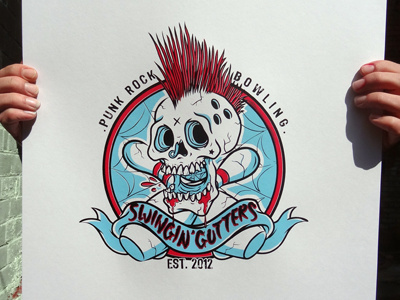 Swingin' Gutters character design illustration illustrator photoshop vector