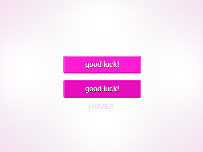 pink Button UI, good luck button hover pink solid solid color ui