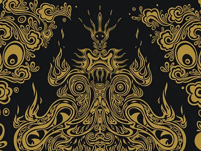 Mystery Project china chinese cloud eyes fire growth hand legend life mouth myth