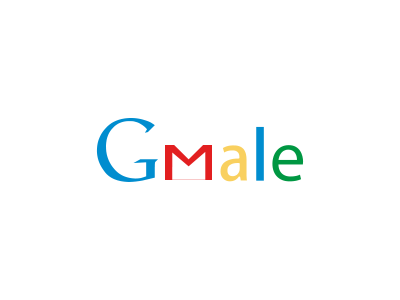 Gmale Logo branding gmail google hijack identity lettering logo logotype mark typography wordmark